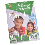 Hojas perforadas líneas