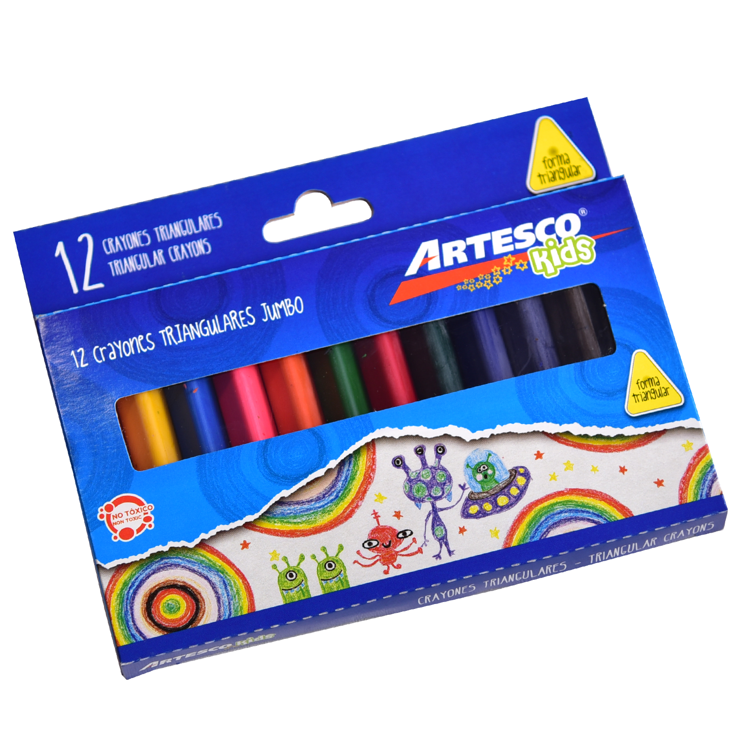 crayones triangulares