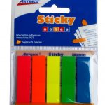 Notas Adhesivas ARTESCO Forma Banderitas 25 x 5