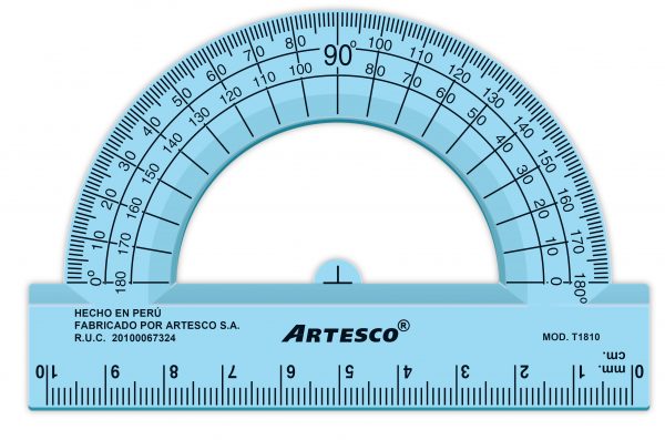 Graduador 180º x 10 cm ARTESCO