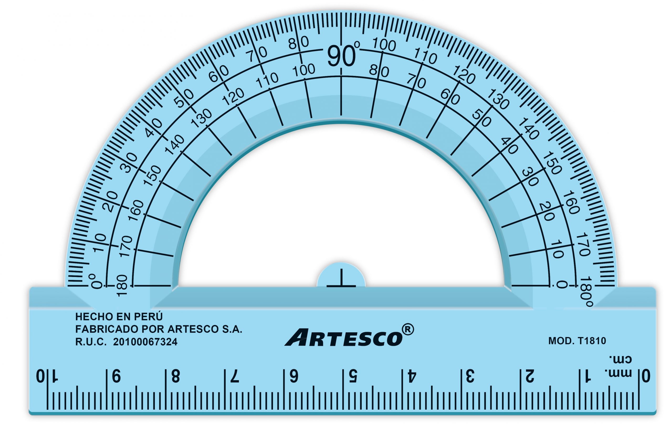 Graduador 180º x 10 cm ARTESCO