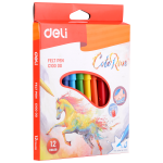 MARCADORES LAVABLES COLORUN x12 | DELI