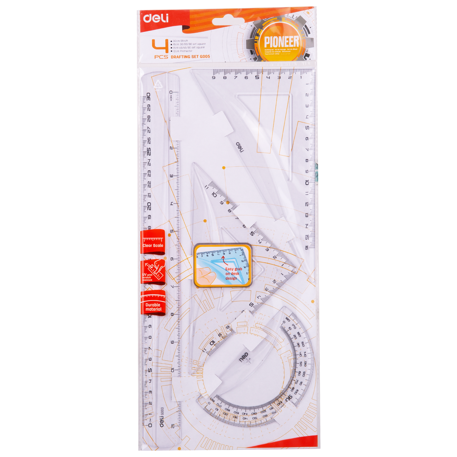 JUEGO GEOMÉTRICO 4 PIEZAS | DELI
