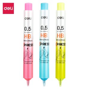 MINAS DELI XPRESS GRAFITO 0.5MM HB C/AUTODISPENSADOR X20 V/COL | DELI