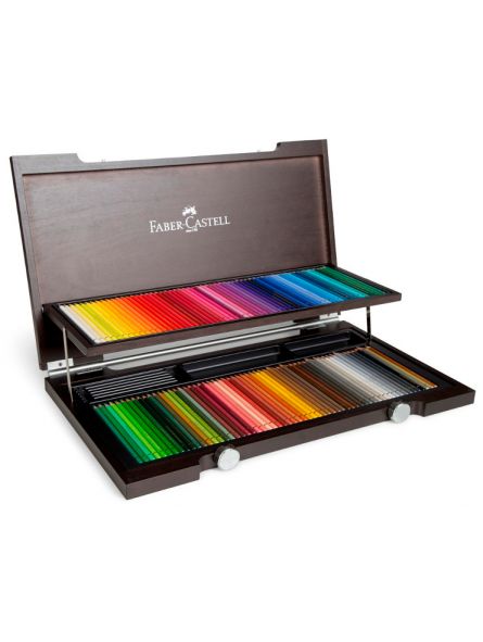 Caja de Madera de Colores Faber Castell Polychromos *120 – Librería Ilusión