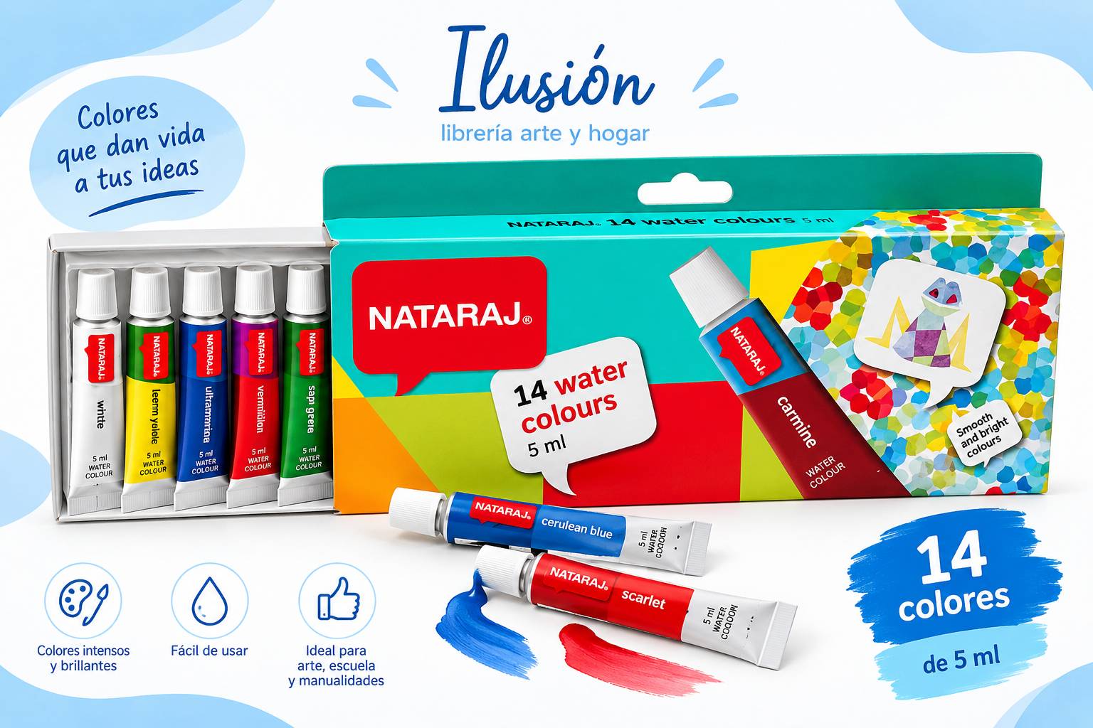 Témperas Nataraj *14 ml