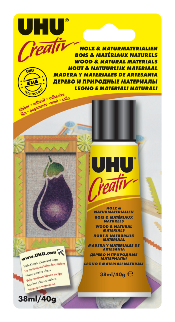 Pega de Madera y Materiales de Artesania UHU Creativ 38ml