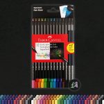 Colores Faber-Castell Super Soft *12 + 2 lápices de grafito