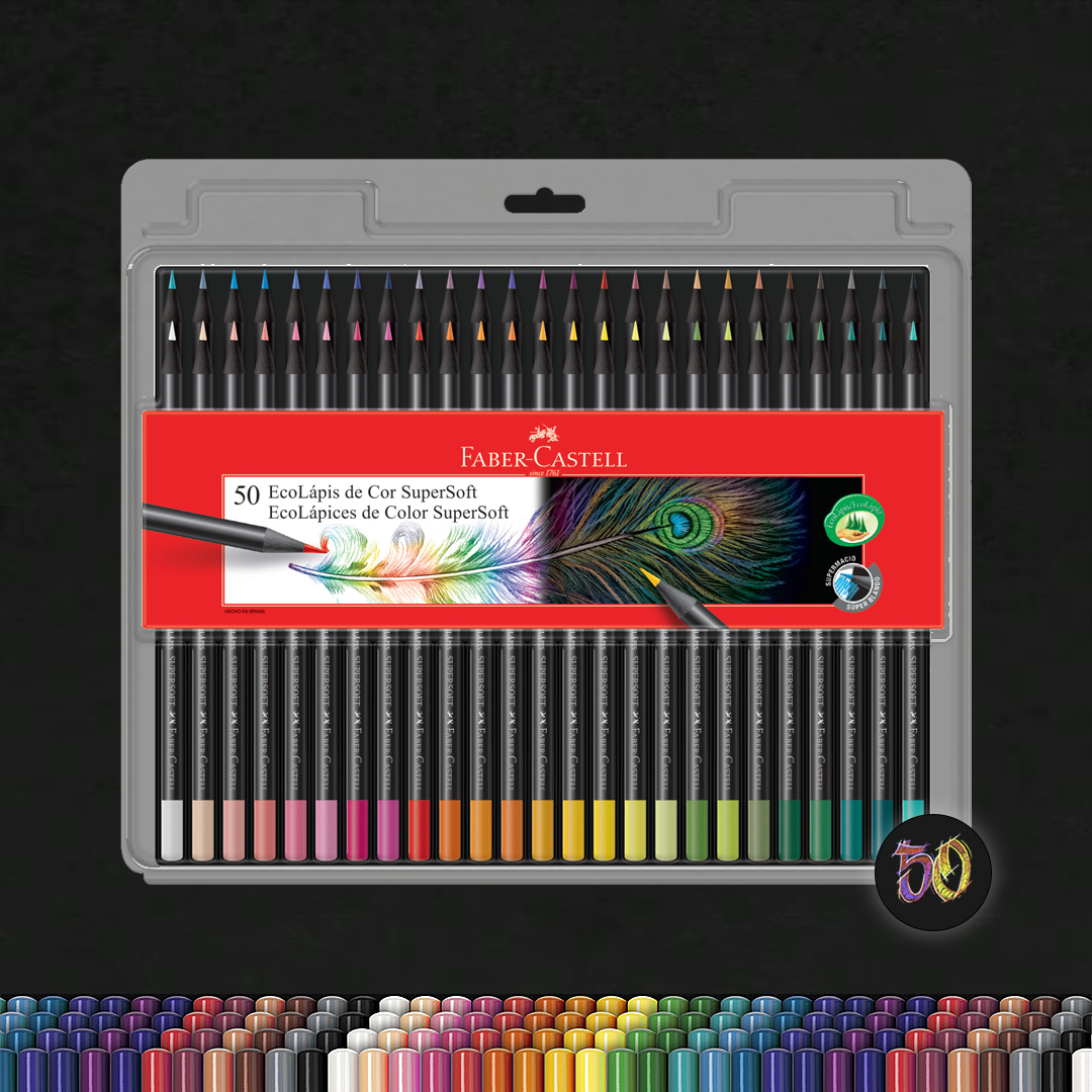Colores Faber-Castell *50 Super Soft – Librería Ilusión