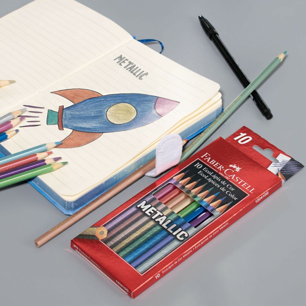 EcoLápices De Color Metallic Faber-Castell Set X10 - Imagen 3